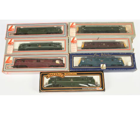 Lima &amp; Mainline OO Group of Diesel Loco's. To include 205134 BR Green D1003 Class 52 Western Pioneer, 204837 BR Green D81