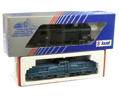 Jouef HO Pair of Steam &amp; Electric Loco's. Comprising 8294 2-8-2 SNCF Black 141 TA 416, comes with detailing parts &amp; 8