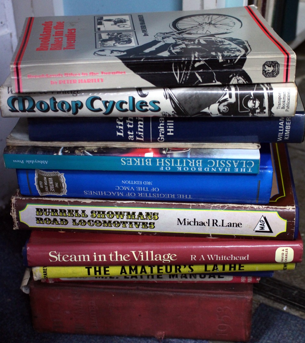 A COLLECTION OF BOOKS relating to cars and automobiles
