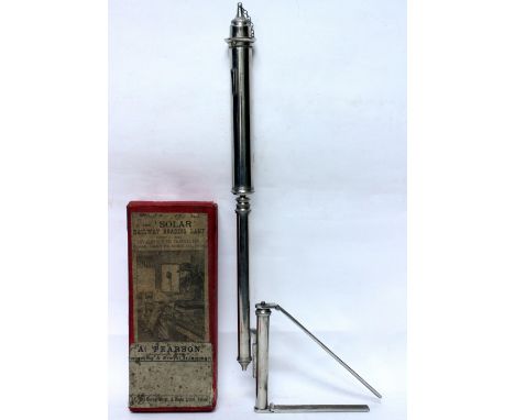 A VICTORIAN 'SOLAR' RAILWAY READING LAMP