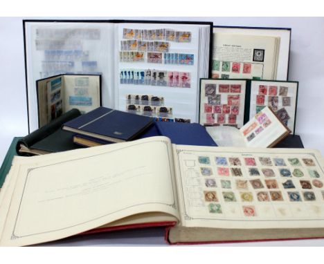 FIFTEEN STAMP ALBUMS AND STOCK BOOKS of Great British Commonwealth and all World stamps, mint and used condition including Vi