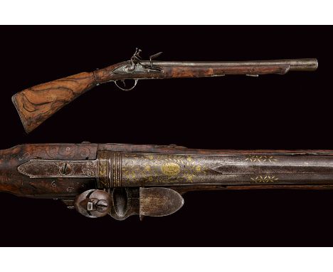 dating: third quarter of the 18th Century provenance: Brescia Round, smooth barrel, with bell-mouthed and flat nozzle, featur