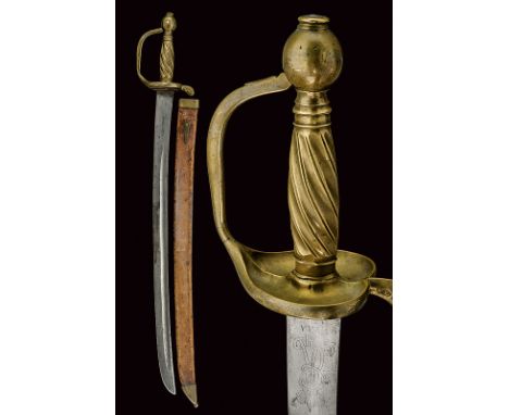 dating: 18th Century provenance: Russia Curved, single-and false-edged blade with fuller, the monogram "EA II" (Ekaterina Ale