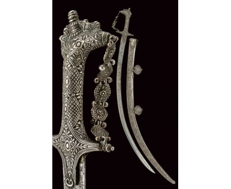 dating: circa 1800 provenance: Greece Curved, single -and short false-edged blade with double rear groove, the first part eng