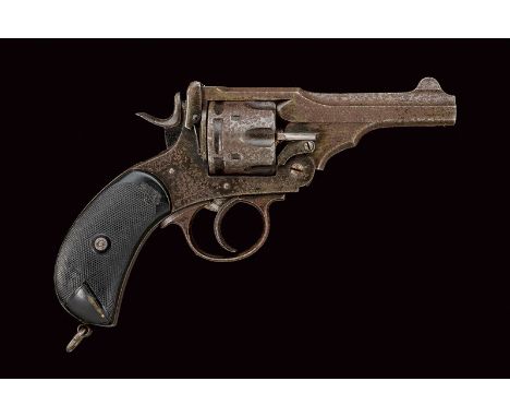 dating: 1875-1890 provenance: England Octagonal, rifled, 455 cal. barrel, with foresight, "WG Army Model" mark and Webley pat