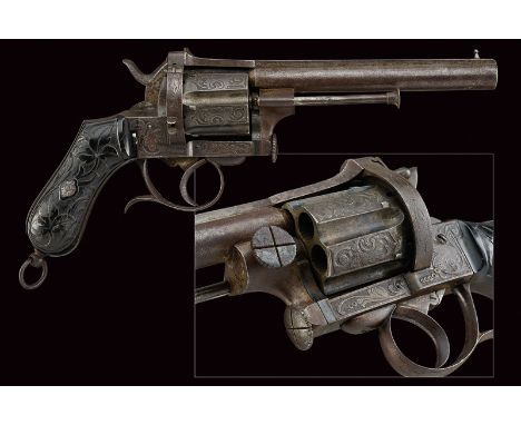 dating: third quarter of the 19th Century provenance: Naples Round, rifled, 11 mm cal. barrel with rib marked "Mazza Napoli",