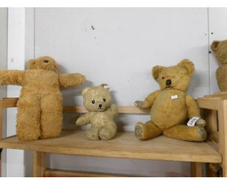 3 vintage Teddy bears.