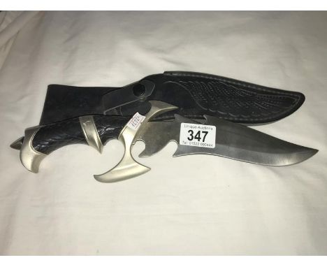 A hunting knife