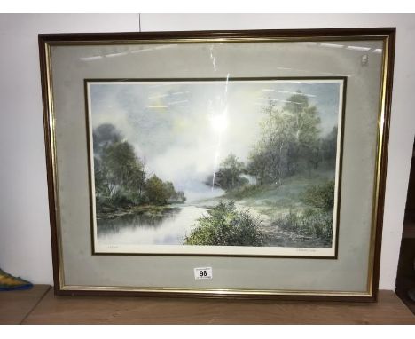 A limited edition print 'Stillness' by Anthony Waller (288 of 850).