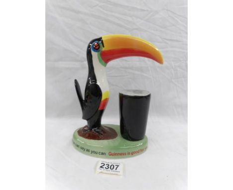 An original Carlton ware Guinness toucan table lamp base.