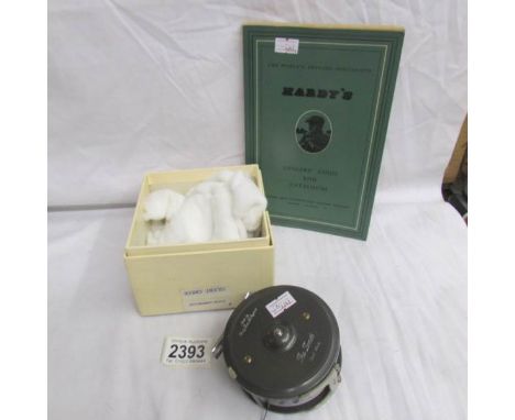 A Hardy Zenith lightweight reel in original box and with guide.