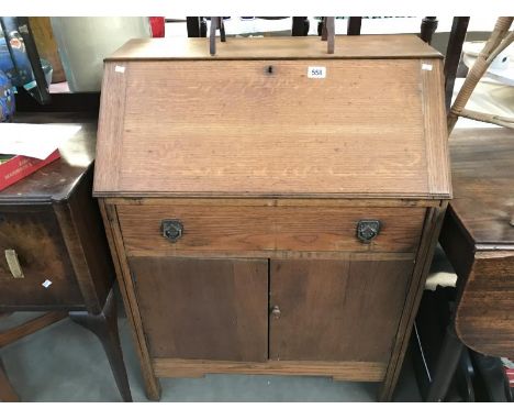 A light oak bureau