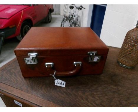 A vintage vanity case.
