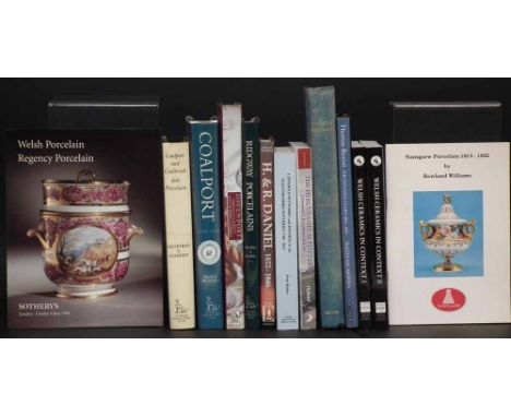 Ceramic reference books relating to early 19th Century porcelain, to include Jones ' Swansea Porcelain' Wilstead /Morris 'Tho