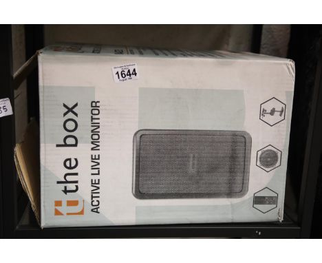 In The Box MA205 active live monitor. P&P Group 3 (£25+VAT for the first lot and £5+VAT for subsequent lots)Condition Report: