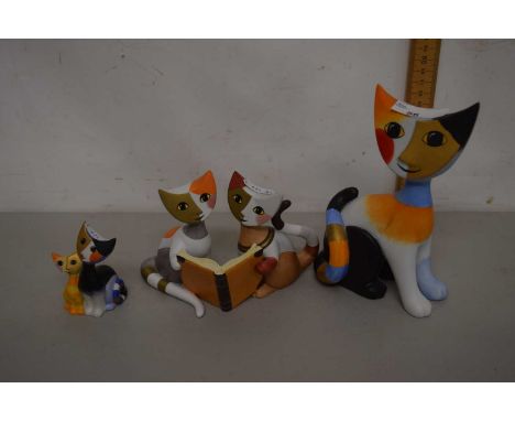 Collection of Goebel models of cats