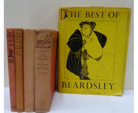 WALKER R. A. (Ed). &nbsp;The Best of Beardsley. Illus. Quarto. Orig. dec. yellow &amp; black cloth in torn d.w. 1948; also 4 