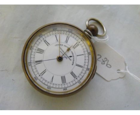 Gents plated case chronograph * please note, previously listed as 'chronometer'.  Correct description is chronograph.