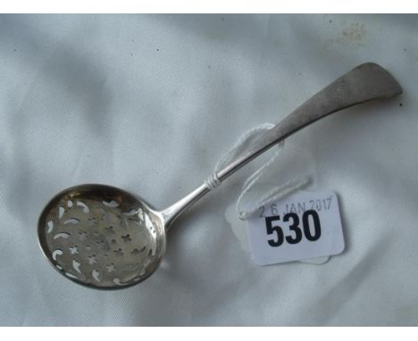 George III oe pattern sifter ladle lon 1799 by FH  20g  