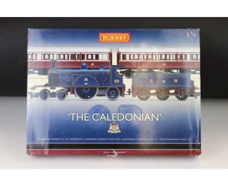 Boxed ltd edn Hornby OO gauge R2610 The Caledonian Train Pack, complete with certificate, some box wear 