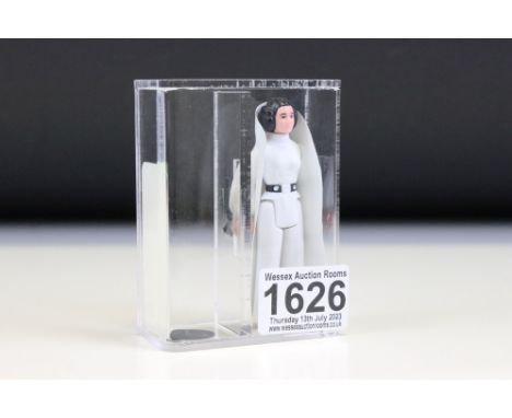 Star Wars - Graded original Kenner 1977 Princess Leia Organa figure, AFA Graded 85 NM+ 