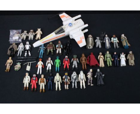 Star Wars - 40 Original Star Wars figures to include Gamorrean Guard, Biker Scout, Luke Skywalker (Jedi Knight), 21-b Medical