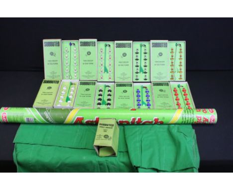Subbuteo - Eight boxed HW teams to include Stoke City, Wolves, England, Aston Villa, Liverpool, Chelsea, WBA and Leeds United