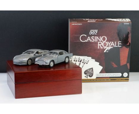 James Bond - Corgi 99195 Limited Edition First Shot Aston Martin DB5 &amp; DBS diecast model set, 1:36 scale, no. 226 of 300 