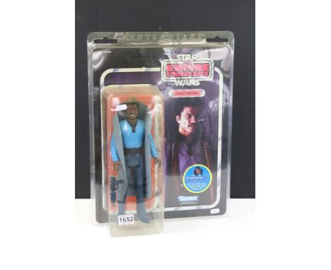 Star Wars - Carded Gentle Giant Hasbro Kenner 12" The Empire Strikes Back Lando Calrissian figure, apprearing to be unremoved