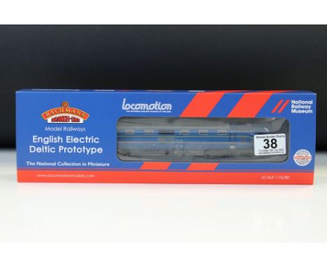 Boxed Bachmann OO gauge 32522 NRME DP1 Deltic Prototype East Coast Mainline Livery locomotive produced for National Railway M