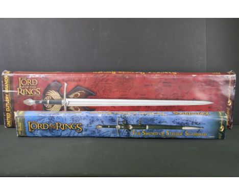 Boxed United Cutlery Lord Of The Rings Striders Ranger Sword complete with display along with boxed United Cutlery Lord Of Th