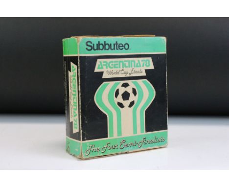 Subbuteo - Scarce Argentina 78 'The Four Finalists' set including Brazil, Italy, Holland and Argentina (HW &amp; Zombie examp