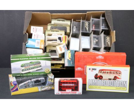 32 Boxed diecast models to include 12 x unopened James Bond 007 models, Lledo, Corgi, Tonka, Solido etc, diecats ex, boxes ma