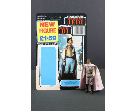 Star Wars - Original Last 17 Lando Calrissian (General Pilot) with blaster &amp; cloak, pen marking to figure but vg overall,