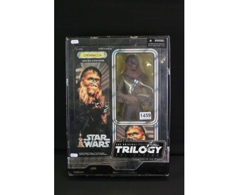 Star Wars - A boxed Hasbro ' The Original Trilogy Collection ' Chewbacca 15" scale poseable figure, no. 34526. Figure appears