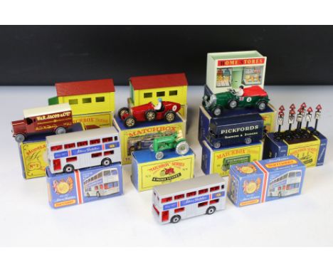 11 Boxed Matchbox diecast models to include 2 x Matchbox Series (46 Pickfords Removal Van (tear to box end tab) &amp; No. 4 -