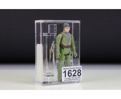 Star Wars - Graded original Kenner 1983 Rebel Commando figure (Flesh Face), AFA Graded 85 NM+ 