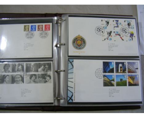Collection of First Day Covers, dating from  2003-2011, contained within Three Royal Mail  Albums, approx 213 covers.