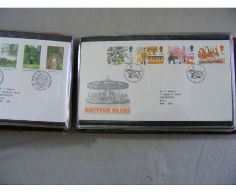 Collection of First Day Covers, dated 1979-1983,  contained within two cover albums, approx 73  covers.