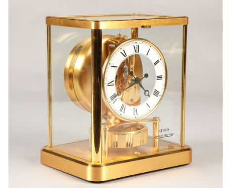 Jaeger-LeCoultre Atmos clock, 23cm high. Condition Report:Appears to be working when base is balanced, cannot guarantee. Sold