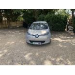 Renault Zoe Dynamique Nav automatic 5 door hatchback Electric Reg no KE65 MWK DoR. 20.11.15