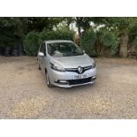 Renault Scenic D-Que TT Energy DCI S/S MPV 1461cc, diesel Reg no YN63 VOA DoR. 30.09.13 Mileage 78,