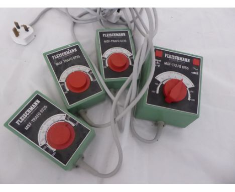Fleischmann H0 Heavy Transformers, MSF-TRAFO 6735 (x3) and MSF-TRAFO 6755