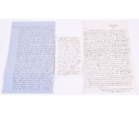 Crimean War Interest, Letter Written by Light Brigade Charger and Author of “Recollections of a Young Soldier during the Crim