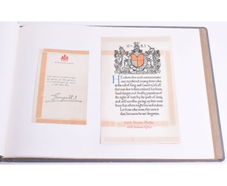 Album of Documents Relating to the Paisley, Brownlee and Dyer Families from Scotland, including various city of Glasgow freem