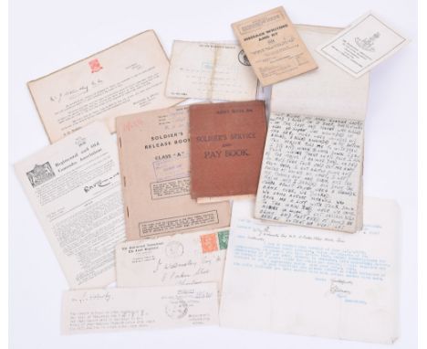 WW2 Grouping of Private John Waimsley 1st Battalion Loyal North Lancashire Regiment with Hand Written Account of the Action i