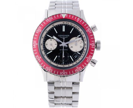 Longines Heritage Diver 1967 L2.808.4 - Men's watch - ca. 2020 case: steel - bracelet: steel - automatic - date, chronograph 