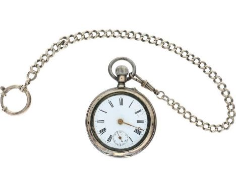 Silver pocketwatch - Men's Pocketwatch - Manual winding - Ca. 1901. condition: defect - materiaal case: silver: 800/1000 - di