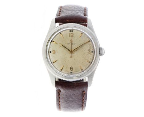 Omega 2690 SC - Men's watch - ca. 1952 case: steel - strap: leather - manual winding - 2 (good) - diameter: 33 mm - length st