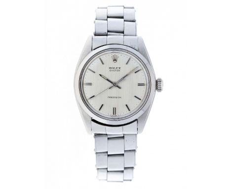 Rolex Oyster Precision 6426 - Men's watch - ca. 1969 case: steel - bracelet: steel - manual winding - 2 (good) - diameter: 34